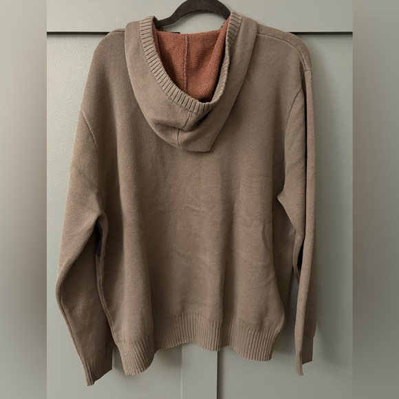 Desertcore oversized knit hoodie sun & stone XXL 100% cotton Gorpcore art kid - Picture 5 of 6